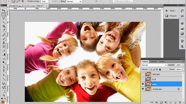 nice image effect on photoshop CS4 смотреть онлайн