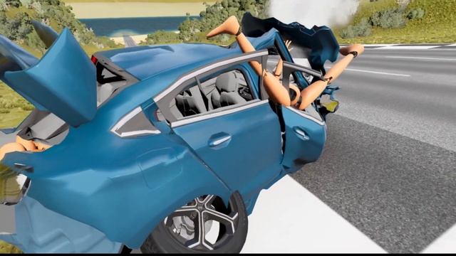 Chevrolet Cruze VS Mazda 3 Downhill Crash смотреть онлайн