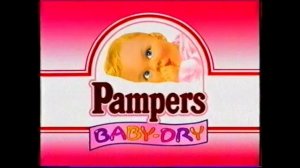 Pampers Baby dry 1994 Advert