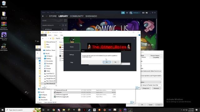 Easy Among Us Mods Tutorial смотреть онлайн