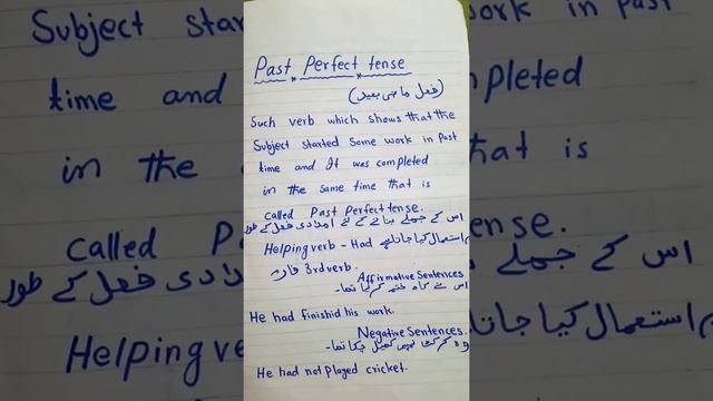 Past perfect tense and Affirmative and Negative and Interrogative Sentences смотреть онлайн