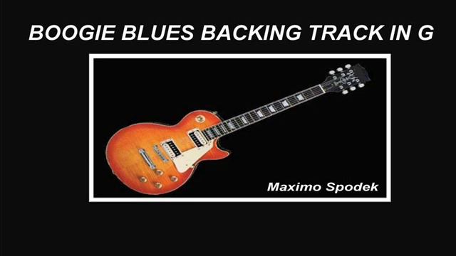BOOGIE BLUES BACKING TRACK IN G смотреть онлайн