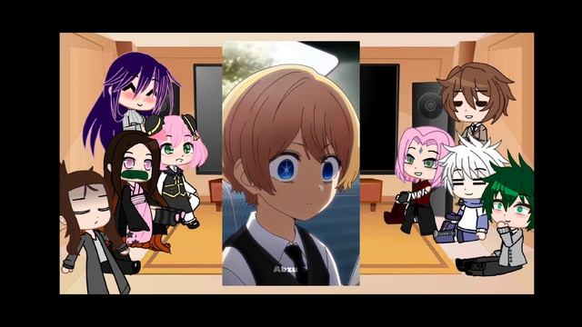 •||Anime Characters React To Each Other||•part 1/8•||Hoshino Ai||•