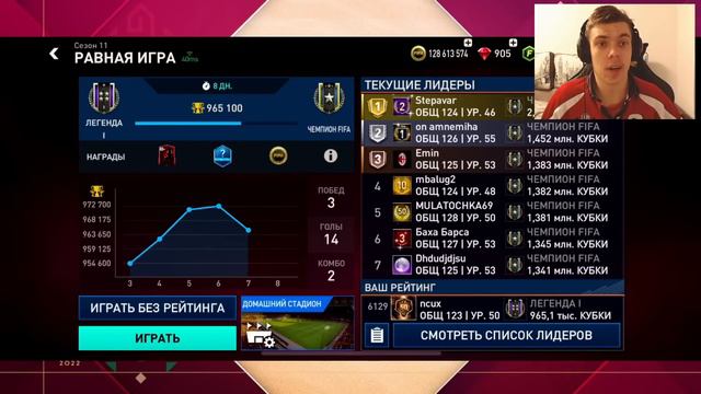 ЭТО ПРОСТО КОСМОС !!!! ЗАТЕСТИЛ UEL RONALDO 105 OVR  в FIFA 22 MOBILE