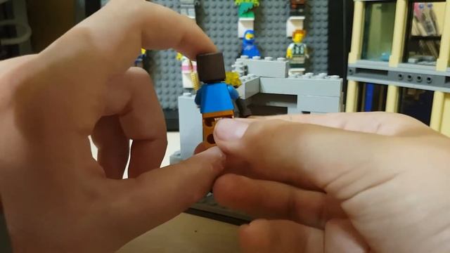 лего самоделка майнкрафт .Исследование пещеры