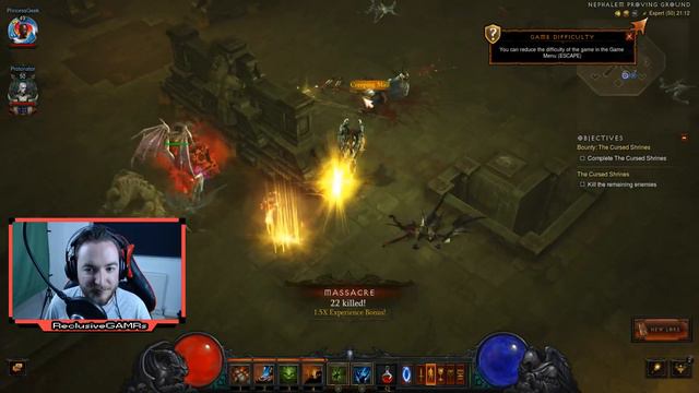 CLIMBING THE LEVEL LADDER! - Diablo 3 [Stream] смотреть онлайн