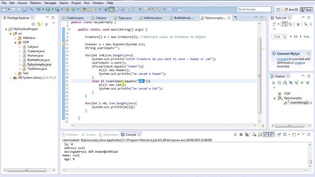 java 43 تعلم الجافا Instanceof смотреть онлайн
