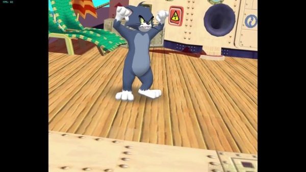 Dolphin Gamecube Emulator for Android - Tom & Jerry: War of the Whiskers ingame (Shield Android TV)