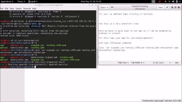 Hacking android with sign app with kali 2017 смотреть онлайн