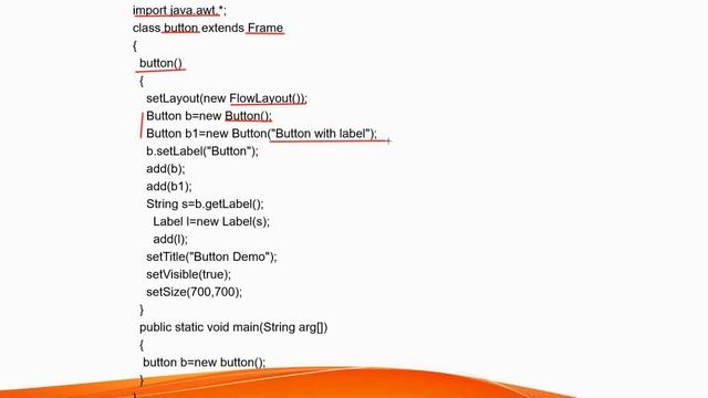 Button class in Java AWT | AWT Button смотреть онлайн
