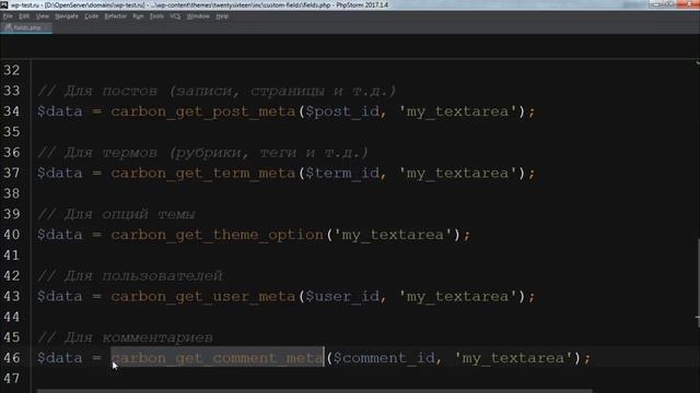 Поле с выпадающим списком в Carbon Fields 1.6 - произвольные поля в Wordpress смотреть онлайн