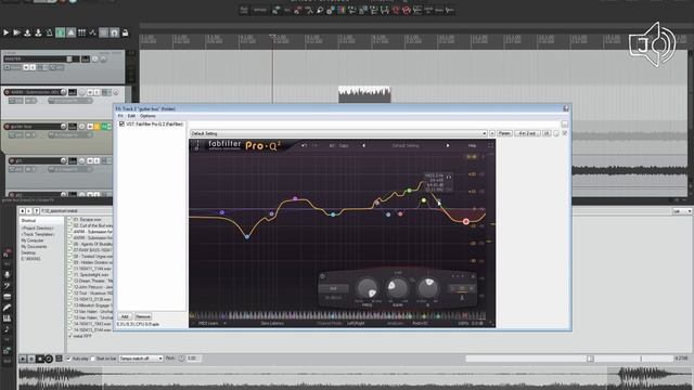 EQ Matching (Fabfilter ProQ2) - создание гитарного звука смотреть онлайн