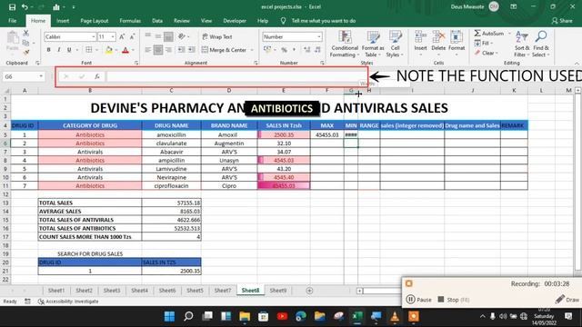SUMIF, COUNTIF, AND OTHER EXCEL FUNCTIONS USES смотреть онлайн