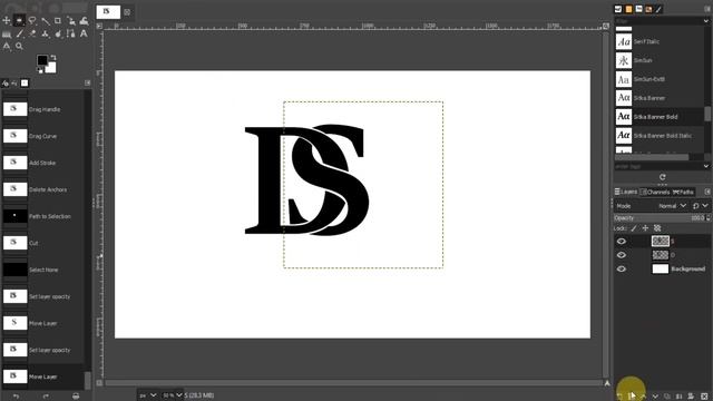 Tutorial: How To Make Text Logo Design In Gimp 2.10 смотреть онлайн