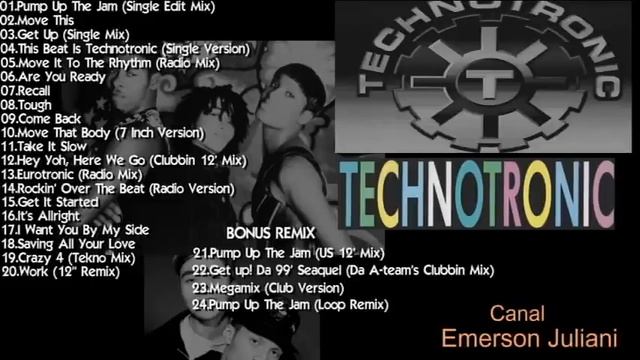 T.E.C.H.N.O.T.R.O.N.I.C  -  20 Sucessos  (+Bonus Remix)