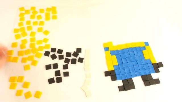 Play Doh Toy Minion Stuart Despicable Me 2 How To Make Playdough Minions DIY Tutorial Pixel Art смотреть онлайн