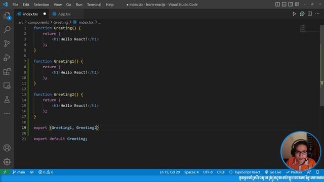 Importing and Exporting Components - ReactJS(TypeScript) | MengSreang Channel смотреть онлайн