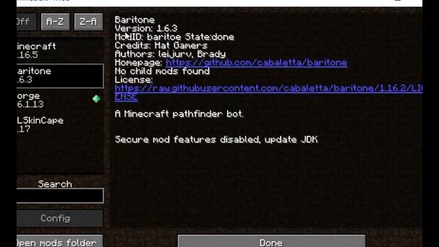 How To Install Baritone Mod To Minecraft.Minecraft-Tech-Tips#2 смотреть онлайн
