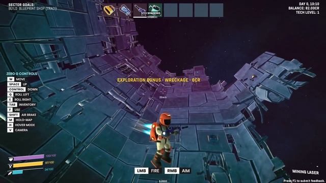 Scavenge Space Trash For Profit Open World Sandbox Survival - Space Trash Scavenger - #01 - Gamepla смотреть онлайн