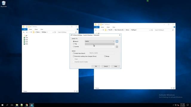 Работа с Git репозиторием при помощи TortoiseGit ч2 смотреть онлайн