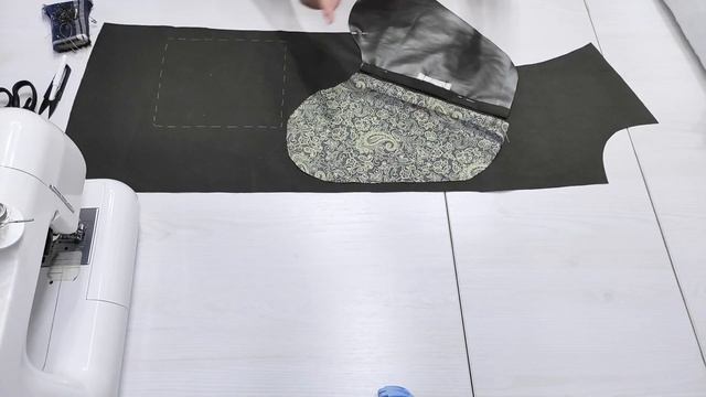 Карман с листочкой на магнитах мастер класс. Часть 3 Выкройка мужской куртки МК-02 #easysew смотреть онлайн