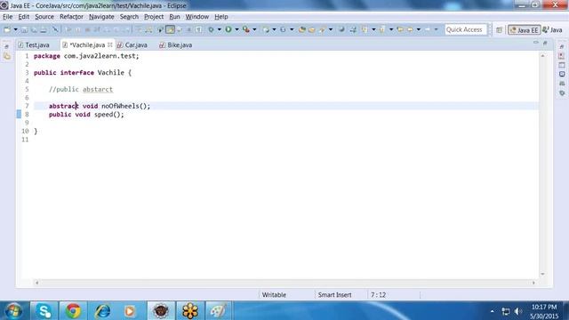 Abstract classes and Interfaces смотреть онлайн