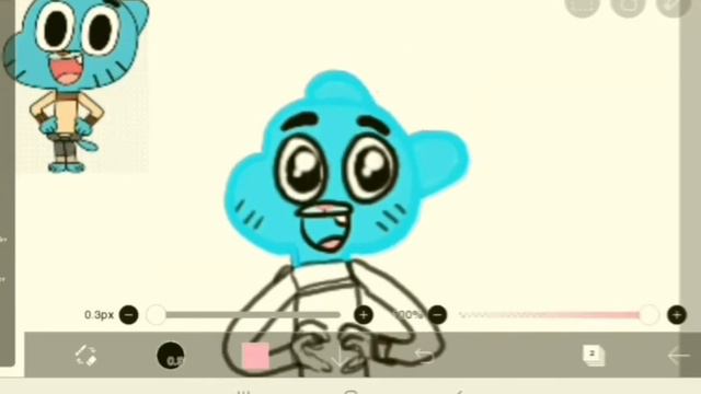 Nobody's a nobody_REQUESTED SPEED PAINTING (The amazing world of Gumball)// Postive Vibes смотреть онлайн