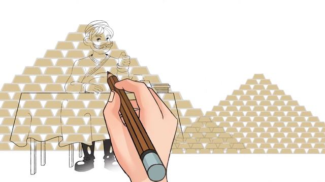История бумажных денег. (Анимация дудл видео) смотреть онлайн