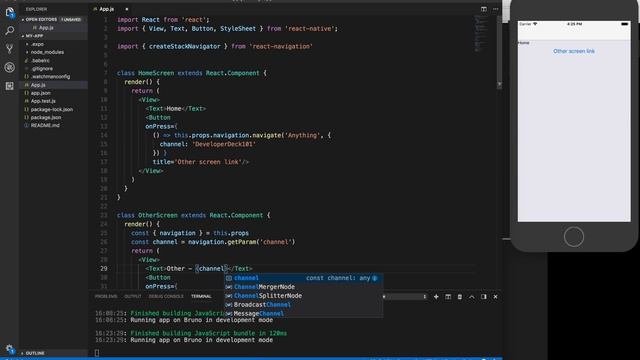#15 - React Navigation - Parametros смотреть онлайн