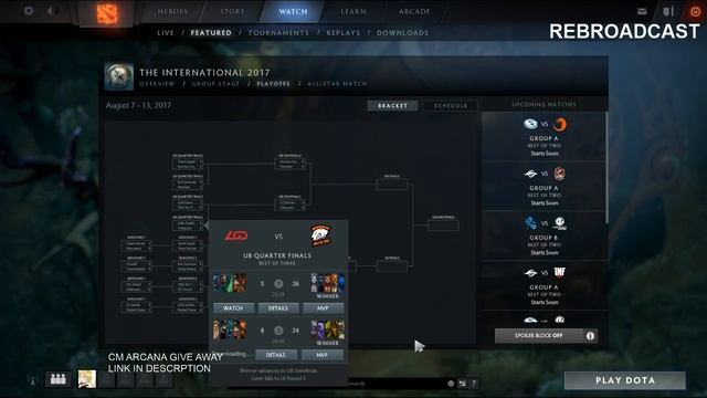 [Dota 2 (=_=)] VP vs LGD - The Internationals 7 || GIVEAWAY [CRYSTAL MAIDEN] ARCANA смотреть онлайн