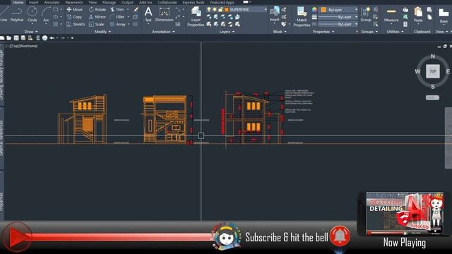 3D Sketchup to 2D AutoCAD | AutoCAD Detail Drawing | AutoCAD 2021 смотреть онлайн