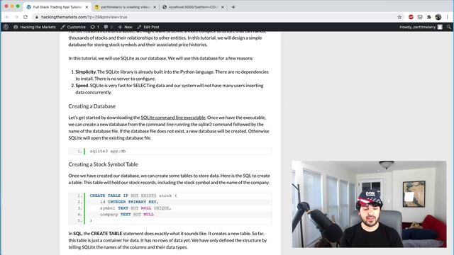 Stock Trading App Tutorial [Part 01] - Database Design смотреть онлайн