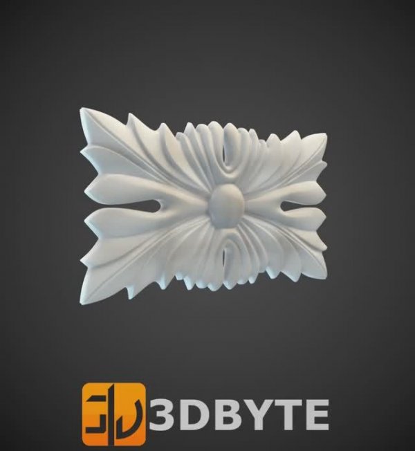 #3dmodel - Square #decor 14 || Квадратный декор 14 #3dbyte #3dprint