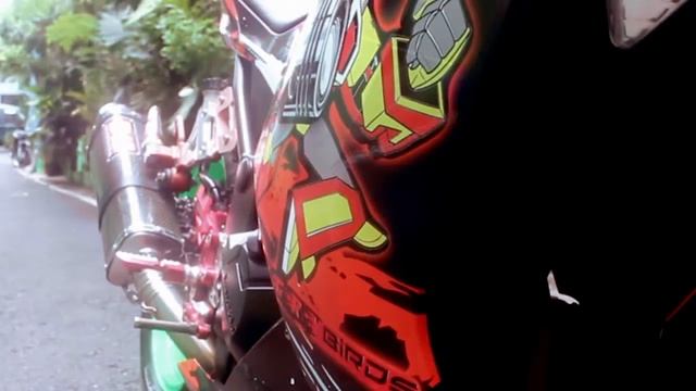 ninja 250fi full wrapping printing sticker смотреть онлайн