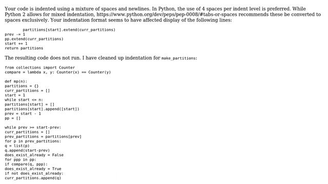 Code Review: High execution time on number partitioning program in Python 2.7 (2 Solutions!!) смотреть онлайн