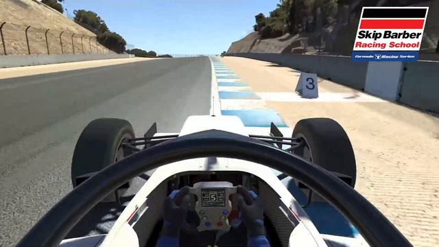 Ride on-board with Johnny Guindi around Laguna Seca! - Skip Barber Formula iRacing Series смотреть онлайн