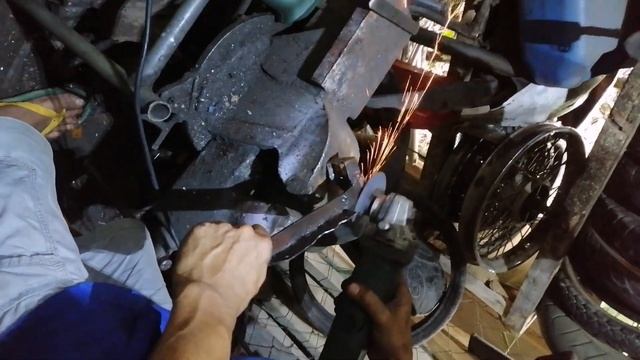 Part#2 Easyride 150 rear disk brake conversion (diy) смотреть онлайн