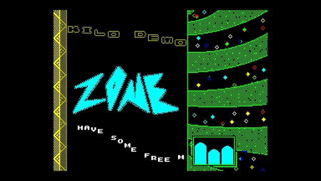 Zone Kilodemo By Mega Center Group (Accept Corp.) [#ZX-Spectrum AY-Music Demo]