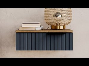 Инструкция | Тумба прикроватная подвесная, 1 ящик | Лофт Вельвет