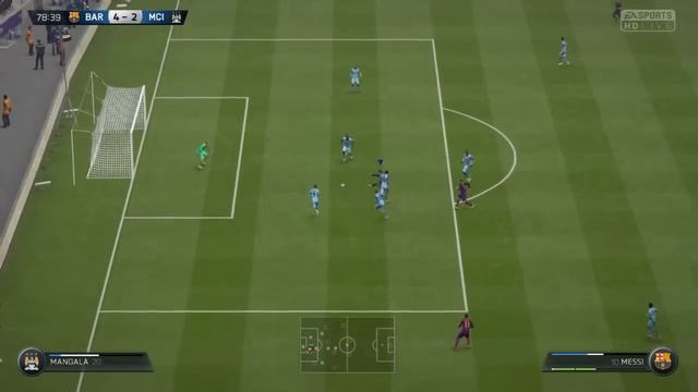 FIFA15-PS4- Messi dribbling tribute (no need for skill moves pt 3) смотреть онлайн