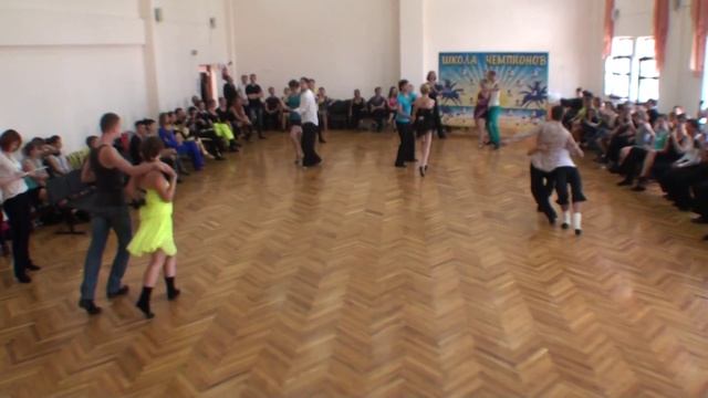 Кубок Геленджика 15.8.15 ПроАм Beginner Партнёрши 1/8 заход 2 смена 2 смотреть онлайн