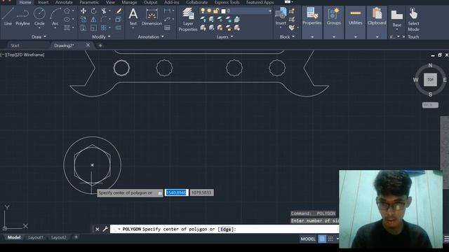 Latihan C AUTOCAD 2D смотреть онлайн