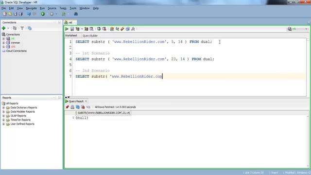 Oracle Database11g tutorials 13 || SQL substr function / SQL substring function смотреть онлайн