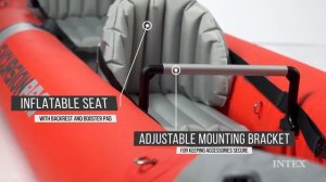 Обзор надувной байдарки Intex Excursion Pro K1 68303 и K2 68309