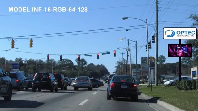 Optec Infinity LED Display Model INF 16 RGB 64 128