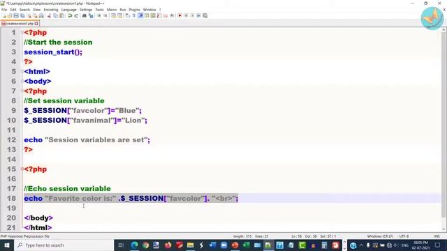 Sessions in PHP смотреть онлайн
