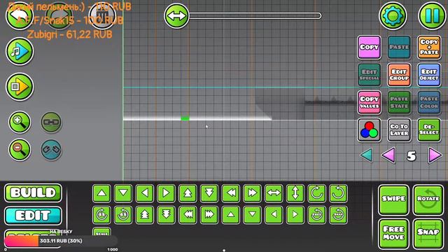 СТРОИМ И ПРОХОДИМ ВАШИ УРОВНИ В Geometry Dash! смотреть онлайн