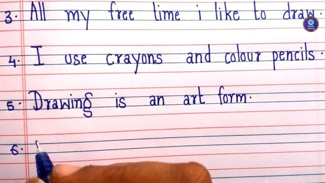 10 lines on My hobby drawing in English | My Favourite hobby drawing ✍️ смотреть онлайн