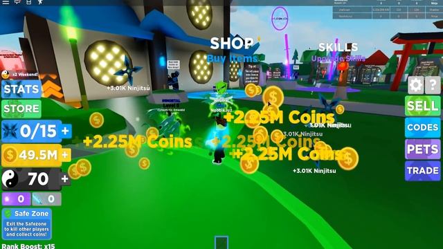 ОТ НУБА ДО ПРО С ТОП ПИТОМЦАМИ В Симулятор ниндзя Качка Ninja Legends Roblox смотреть онлайн