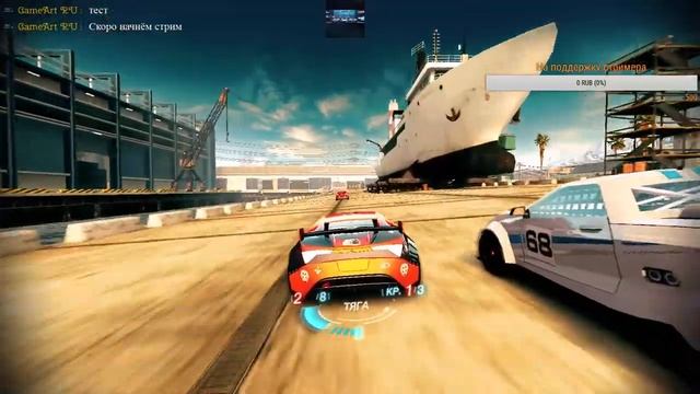 Стрим прохождение игры Split Second: Velocity # 2 смотреть онлайн